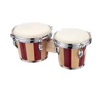 Bongo Drum for Kids, Wood Bongos | Tambor de mano de madera profesional,Profesional de bongos de 6 pulgadas y 7 pulgadas, instrumento de música para principiantes para adolescentes, niños