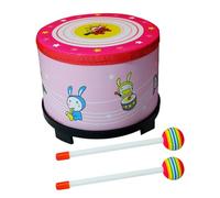 Bongo Set - Hand Drum | Kids Hand Drum | Child Rhythm Drums For Performances And Parties | Educational Musical Toy With Sound | Movement & Wood Stick For Toddlerss, And Preschoolers