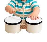 Bongos Musicales,Juguete de Percusión Instrumento Musical,Colección de Juguetes de Bongos - para Salón Dormitorio Escenario Clase Jardín de Infantes Niños Niñas 2-4 Años