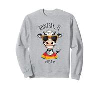 Bonifay Florida USA Divertido diseño de dibujos animados de vaca Sudadera