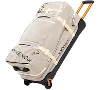 Boniffyy 50L/120L Bolsa con Ruedas De Viaje para Esquís Maleta Trolley para Snowboard Bolsa De Deporte Impermeable Extra Grande Mochila para Equipo De Esquí (Blanco, 120 L)