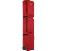 Boniffyy 90 L Bolsa Snowboard con Ruedas Bolsa Esqui Snowboard Bag Funda Plegable Impermeable Liviana Botas Casco Bolsas De Ski para Viaje Esquí Pesca Equipo Ski Bag (Rojo)