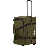 Boniffyy 90L/100L Maleta De Esquís Bolsa De Viaje con Ruedas Trolley de Ski Equipaje para Snowboard Bolsa Impermeable Gran Capacidad Mochila para Equipamiento de Invierno Skis (Verde Militar, 100L)