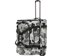 Boniffyy 90L/100L Maleta De Esquís Bolsa De Viaje con Ruedas Trolley de Ski Equipaje para Snowboard Bolsa Impermeable Gran Capacidad Mochila para Equipamiento de Invierno Skis (Camuflaje Gris, 90L)