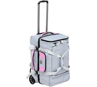 Boniffyy 90L/100L Maleta De Esquís Bolsa De Viaje con Ruedas Trolley de Ski Equipaje para Snowboard Bolsa Impermeable Gran Capacidad Mochila para Equipamiento de Invierno Skis (Gris Rosado, 100L)