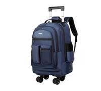 Boniffyy Bolsa con Ruedas para Laptop se Adapta a portátiles de hasta 15.6 Pulgadas Hombre Bolso para Maestra Mochila Profesor con Ruedas Mochilas de Trabajo Bolsa Roller para Viajes Negocios (Azul)