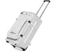 Boniffyy Bolsa de Viaje con Ruedas de Esquí Impermeable Trolley Deportiva Grande Mochila Snowboard Maletas para Cámping Semana Fin de Bolsa para Botas de Esquí Bag Patines Casco (Gris)