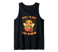 Bonita Abeja artística Honey Ramen Lover Camiseta sin Mangas