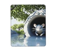 Bonita alfombrilla de mouse personalizada, diseño único para juegos y oficina, impresión a todo color, base de goma antideslizante, perfecta para computadoras portátiles y escritorios de computadora