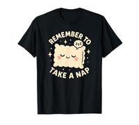 Bonita Almohada Divertida Remember to Take a Nap Camiseta