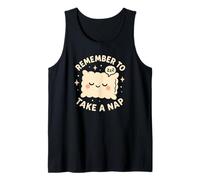 Bonita Almohada Divertida Remember to Take a Nap Camiseta sin Mangas