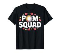 Bonita animadora de Pom Squad, animadora o equipo de baile Camiseta