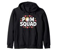 Bonita animadora de Pom Squad, animadora o equipo de baile Sudadera con Capucha