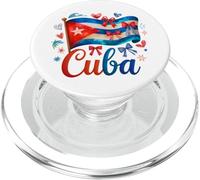 Bonita Bandera Cubana del Mes de la Herencia hispana para niñas y Mujeres PopSockets PopGrip para MagSafe