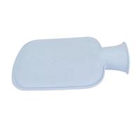 Bonita bolsa de agua caliente de silicona, 800 ml, calentamiento duradero de 4 a 8 horas, resistente a altas y bajas temperaturas, adecuada para todas las estaciones, cama caliente, manos y pies (azul