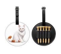 Bonita bolsa de almacenamiento para camisetas de golf Van Lake Cat color negro, fácil de transportar y más eficiente para jugar al golf