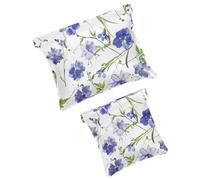 Bonita bolsa de cosméticos de bolsillo con diseño de rana, fresa, manzana, impermeable, sin cremallera, cierre automático, mini almacenamiento de viaje para auriculares y joyas, Multi 09, 7.1x5.8