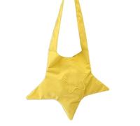 Bonita bolsa de hombro con forma de estrella, bolso cruzado casual para mujer, diseño de nicho de moda, regalo, Amarillo, 42.0*36.0*2.0