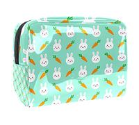 Bonita bolsa de maquillaje Hola divertida de alpaca para bolso, organizador de viaje portátil para artículos de tocador, bolsa de belleza para mujeres, Multicolor 02, 18.5x7.5x13cm/7.3x3x5.1in, Estuche de belleza
