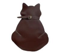Bonita bolsa de mensajero de un hombro con diseño de gato, bolsa de mensajero para mujer, bolsa de mensajero para la escuela, café, Talla única