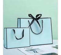 Bonita bolsa de regalo Kraft rosa Caja de regalo dorada para pijamas Ropa Libros Empaquetado Caja de papel con asa dorada Bolsas Bolsa de regalo de papel Kraft-Este color, 10 piezas, L 35 x H 30 x W1