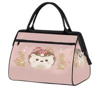 Bonita bolsa de viaje con diseño de erizo para mujeres, hombres, niños y niñas, bolsa de fin de semana, bolsa de viaje de 24 L para deportes, gimnasio, yoga, color, Big, Organizador de bolsas