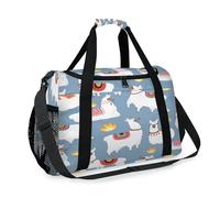 Bonita bolsa de viaje con llamas para niñas, niños, mujeres y hombres, alpaca llamas, fin de semana, bolsa de noche, bolsa de hombro para viajes, deportes, gimnasio