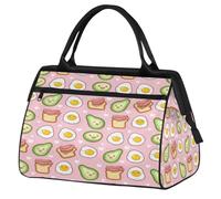 Bonita bolsa de viaje de aguacate para mujeres, hombres, niños y niñas, bolsa de fin de semana, bolsa de viaje de 24 L, bolsa de cabina para deportes, gimnasio, yoga, color, Big, Organizador de bolsas