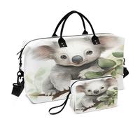 Bonita bolsa de viaje Koala para gimnasio, yoga, bolsa de transporte para hombres y mujeres, bolsa de fin de semana, Lindo Koala, Talla única, Bolsa de viaje