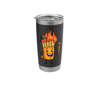 Bonita caja de fósforos con fósforos para niños y niñas Vaso térmico de acero inoxidable de doble pared