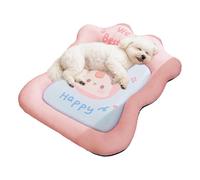 Bonita cama para perro, almohadilla de dormir para mascotas, alfombrilla de refrigeración para verano, césped, playa, camping, hogar, mesita de noche, piso bajo
