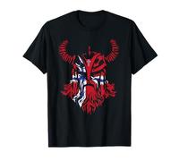 Bonita camisa de regalo vikinga noruega para niños y niñas valientes Camiseta