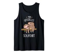 Bonita Camiseta de Dormir Infantil con Perezoso y Perezoso para bebé Camiseta sin Mangas
