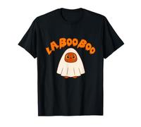 Bonita Camiseta de Halloween de Laboo Boo Ghost para Adultos y niños Camiseta