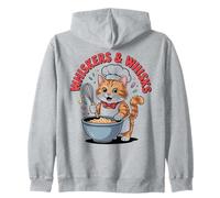 Bonita Camiseta Estampada con diseño de Gato Chef Baking de Whiskers & Whiskers Sudadera con Capucha