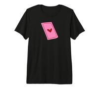 Bonita Camiseta gráfica romántica de Ace of Hearts Valentine Camiseta Premium