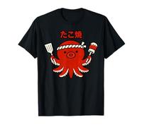 Bonita Camiseta Takoyaki Octopus Japanese Street Food Kawaii Tako Camiseta