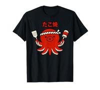 Bonita Camiseta Takoyaki Octopus Japanese Street Food Kawaii Tako Camiseta gráfica económica
