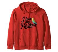 Bonita canción «Me encanta mi periquito», genial para pájaros, mamás y papás, divertida y novedosa. Sudadera con Capucha