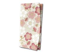 Bonita cartera de dinero para mujer [fabricada en Japón] diseño tradicional Edo Komon (billetera con sobres para efectivo), Rosado, Flor de ciruelo moderna (rosa)