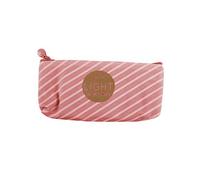 Bonita cartera de lona con estampado de letras para mujer, organizador de almacenamiento de papelería, 3