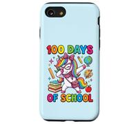 Bonita Coqueta con Forma de Unicornio para niñas con diseño de Unicornio, 100 días de Escuela Carcasa para iPhone SE (2020) / 7/8