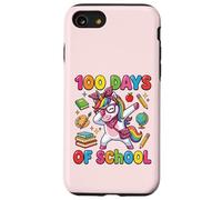 Bonita Coqueta con Forma de Unicornio para niñas con diseño de Unicornio, 100 días de Escuela Carcasa para iPhone SE (2020) / 7/8