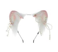 Bonita diadema con lazo, decoración de aro para el pelo para adultos, cosplay, transmisión en vivo, fiesta de Pascua, lindas diademas para mujer, lindas diademas para lavar la cara