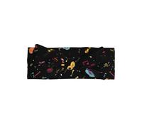 Bonita diadema con lazo para bebé, adorable impresión de instrumentos musicales coloridos, perfecta para niñas de 0 a 6 meses