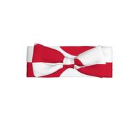 Bonita diadema con lazo para bebé con estampado de bandera de Groenlandia, delicada y sensible para recién nacidos, diademas elásticas de nailon
