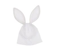 Bonita diadema de encaje con orejas de animal para niñas con patrón de puntos redondos para uso diario, trajes casuales y diarios, accesorio para el pelo de punto redondo