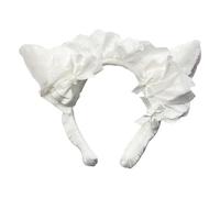 Bonita diadema de felpa con lazo, accesorio para el pelo, tocado para mujeres a la moda y entusiastas del estilo dulce