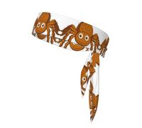 Bonita diadema deportiva con estampado de araña de tarántula, para tenis, baloncesto, correr, pista, campo, atletismo, para hombres y mujeres