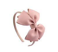 Bonita diadema for niños, lazo acanalado de poliéster, diadema de princesa dulce de doble capa, accesorios for el cabello coloridos(16)